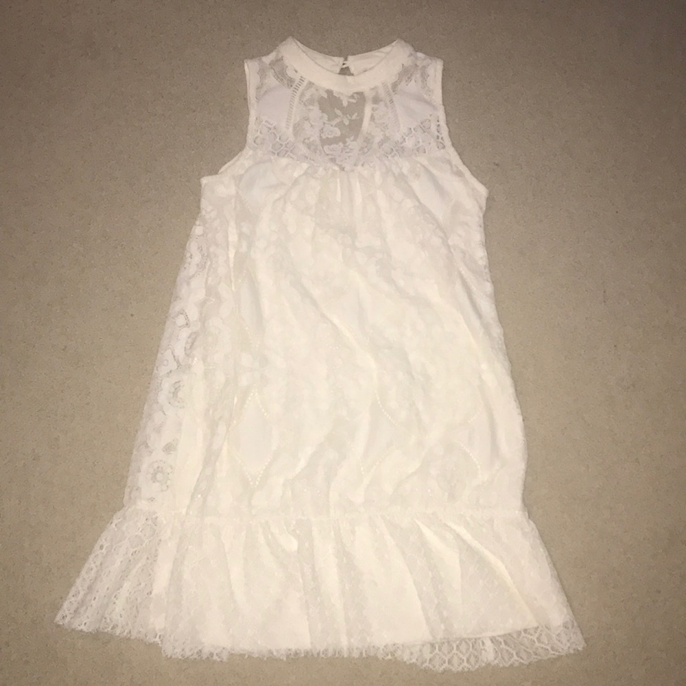 Lace swing dress